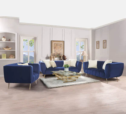 Modern Velvet Sofa Set